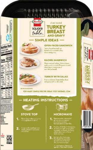 Hormel® Square Table™ Sliced Roasted Turkey Breast & Gravy, 15 oz - Kroger