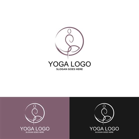 uman Yoga With Lotus Logo Design Template. 5244046 Vector Art at Vecteezy