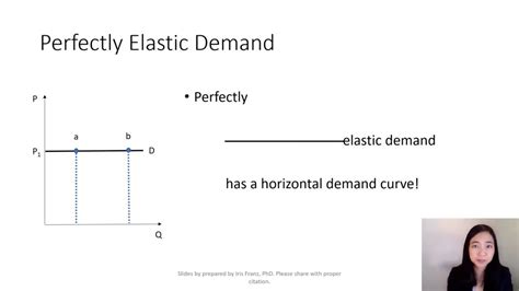 Perfectly Elastic Demand Curve