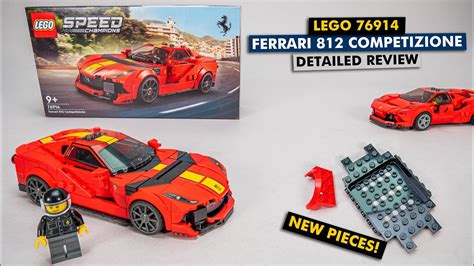 LEGO Speed Champions 76914 Ferrari 812 Competizione detailed building review - YouTube