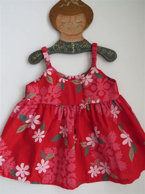 Items similar to Vintage Baby Girls Hawaiian Aloha Dress Toddler Size ...