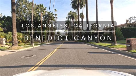 Benedict Canyon, Los Angeles, California - YouTube