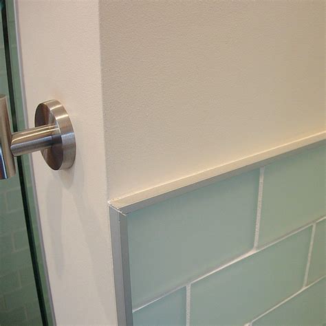 Bathroom – tile… | Tile edge, Kitchen tiles, Schluter tile edge