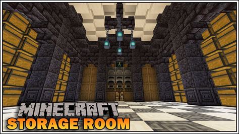 Chest Room Designs Minecraft Storage Ideas