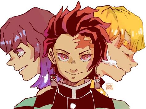 Demon slayer : trio - Kimetsu no yaiba Wallpaper (43424716) - Fanpop ...