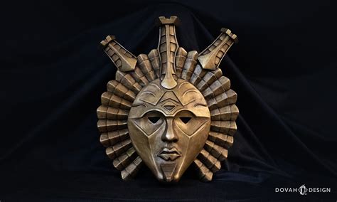 Mask of Dagoth Ur, Wearable Cosplay Replica & Display