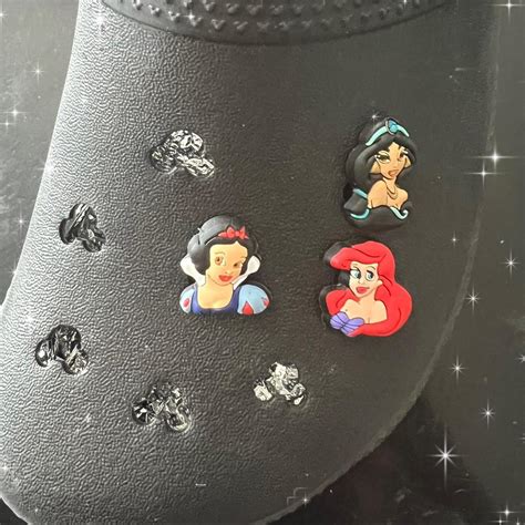 Disney Princess croc jibbitz Comes with: Ariel,... - Depop