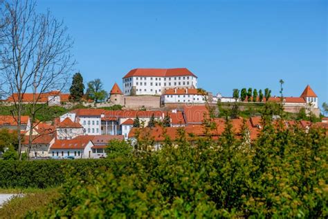 Ptuj Castle stock photo. Image of drava, bank, cathedral - 147399318