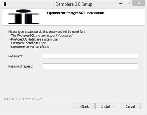 IDempiere Windows Installer - iDempiere en