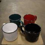 4 ceramic coffee mugs - Matthews Auctioneers