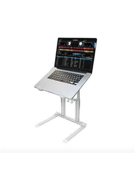 Odyssey LSTAND360WHT - L Stand 360 Folding Laptop Stand White - Mile High DJ Supply