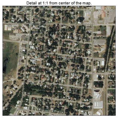 Aerial Photography Map of Pawhuska, OK Oklahoma