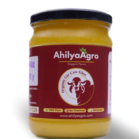 Gir Cow Ghee 500ml - Ahilyaagro