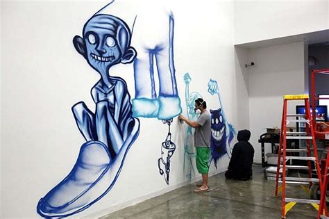 Creative murals at Facebook by David Choe and Jet Martinez | David choe ...