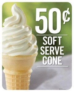 $.50 Soft Serve Cone at Burger King! | Soft serve cone, Soft serve ...