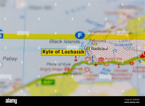 Kyle of lochalsh map hi-res stock photography and images - Alamy