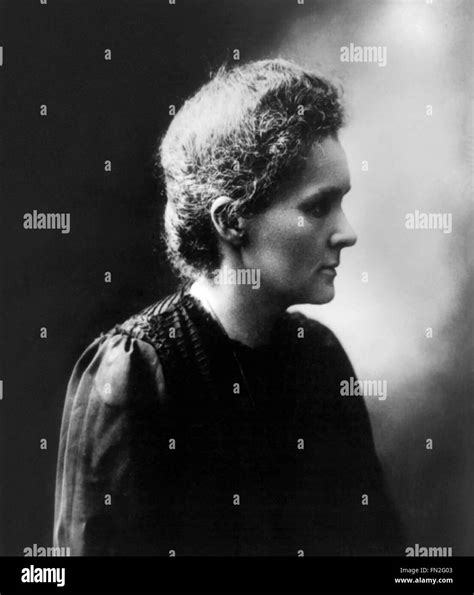 Marie Curie. Photograph of the Nobel prize winning scientist, Marie Skłodowska Curie. Date of ...