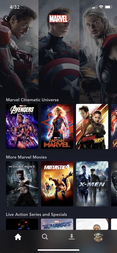 Disney+ has labeled the Fox Marvel films as “More Marvel Movies” with ...