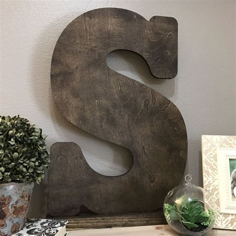 Choose Your Letter Large Wooden Letter Cutout, 12 24 Tall Wood Letter ...