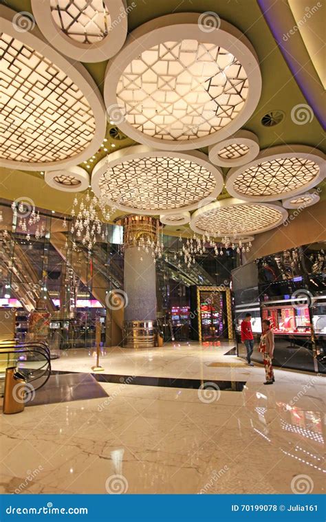 Grand Lisboa Casino and Hotel Interior, Macau Editorial Stock Photo - Image of grand, historical ...