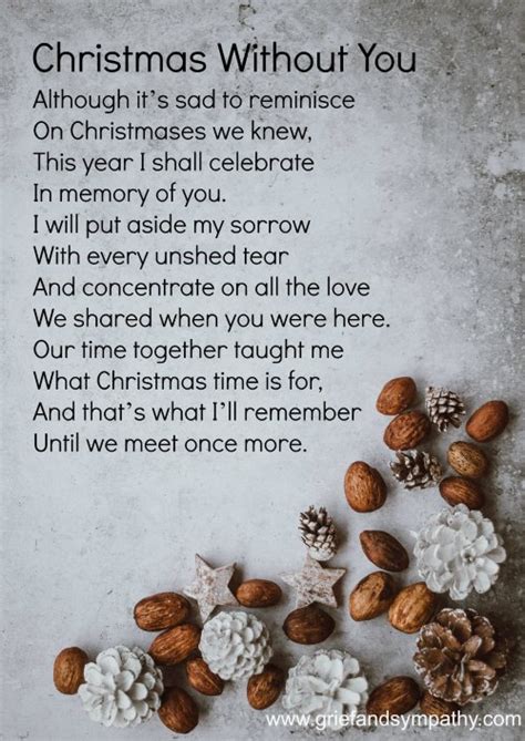 Christmas Memorial Poems for Comfort and Solace