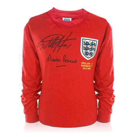 Geoff Hurst And Martin Peters Signed England 1966 Football Shirt | eBay