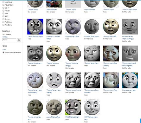 Thomas Trainz Face Roblox