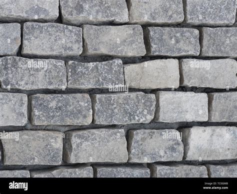 Grey stone bricks texture Stock Photo - Alamy