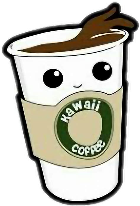 Coffee Clipart Iced Coffee Kawaii Png Transparent Png Kindpng | Images and Photos finder