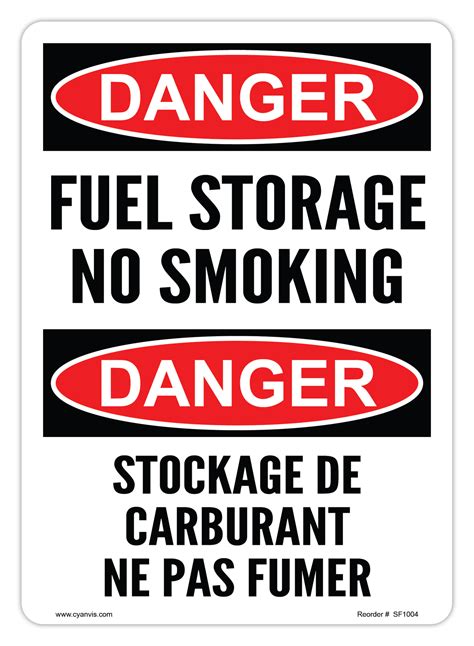 High quality Bilingual - Danger safety sign