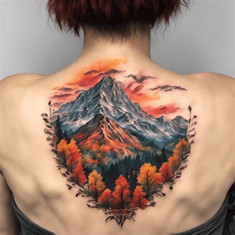 82 Mountain Tattoo Ideas Created with AI | artAistry – artAIstry