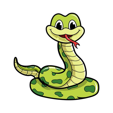 Funny cartoon snake 23353723 PNG