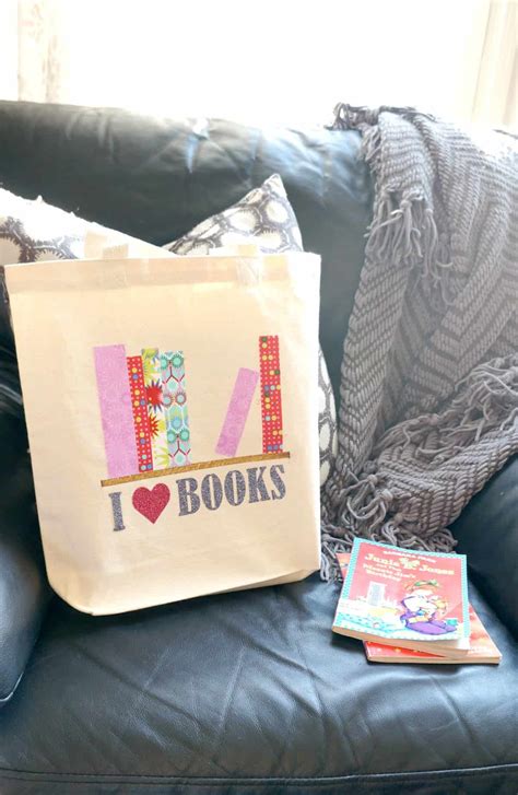 I Love Books Library Book Bag - Creative Ramblings