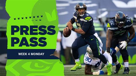 Seahawks 2020 Press Pass - Week 4 Monday