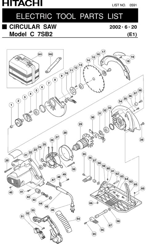 Hitachi Circular Saw Spare Parts | Reviewmotors.co