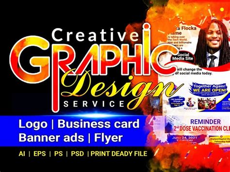 Creative logo, banner, flyer any graphic design | Upwork