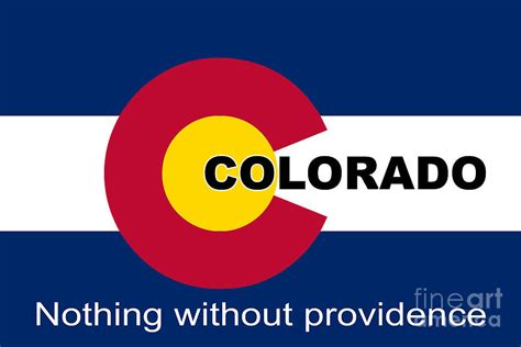 Colorado State Motto Flag Digital Art by Bigalbaloo Stock - Pixels