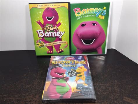 Barney DVD Lot of 3 The Best Of Barney, | Grelly USA