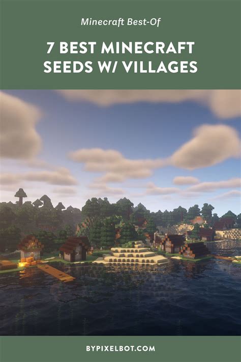 7 Beautiful Minecraft Seeds with Villages You Should Know in 2024 | Cool minecraft seeds ...