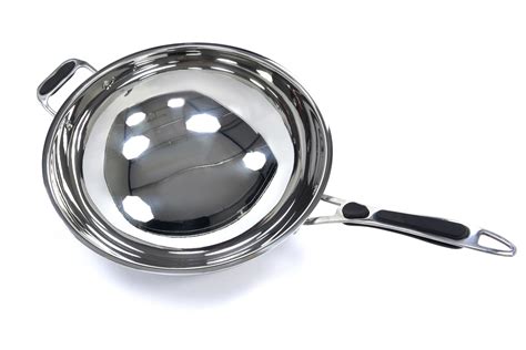 Stainless Steel Induction Wok Pan - Maxima Holland