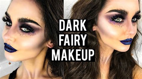 Scary Eye Makeup Dark Evil Fairy Halloween Makeup Tutorial Katesbeautystation - makeuptu.com