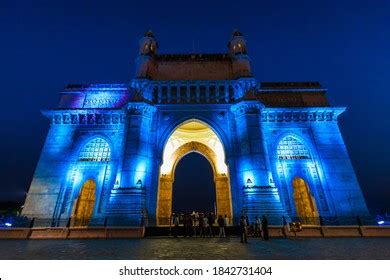 Gateway India Night Gateway India Arch Stock Photo 1842731404 ...