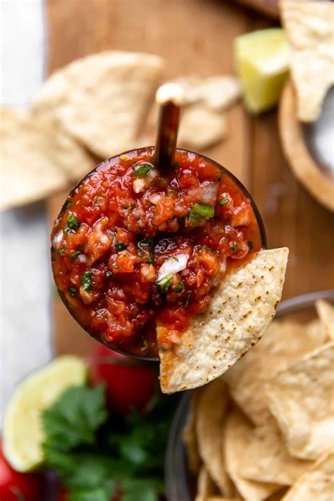 Easy Homemade Salsa (Restaurant Style!) - House of Yumm