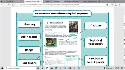 Y3 English Features of Non chronological Report 5 May - YouTube