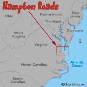 Hampton Roads Metro Map