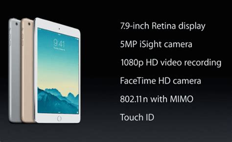 Apple iPad Mini 3 Announced, Features and More