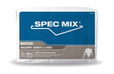 Departments - Spec-Mix Type-S Mortar Mix