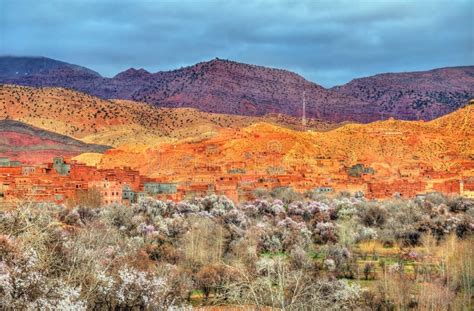 Landscape of the Asif Ounila Valley in the High Atlas Mountains, Morocco Stock Image - Image of ...