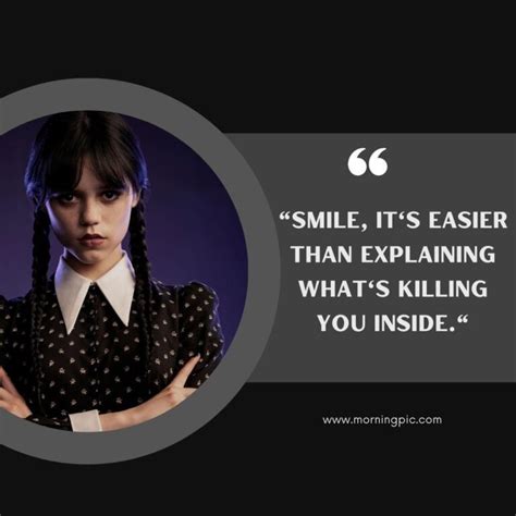 150+ Best Wednesday Addams Quotes to Inspire Your Inner Goth - Morning Pic