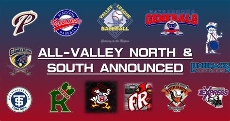 All-Valley Teams Selection - Valley League Baseball